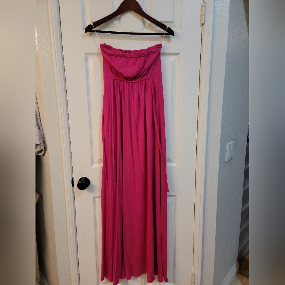 Rachel Pally strapless maxi dress
